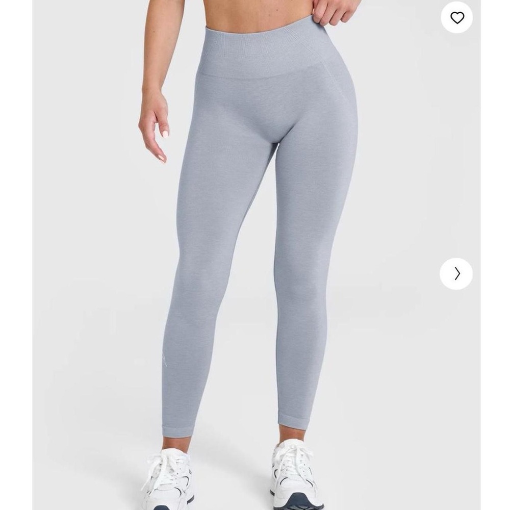 Oner Active High-Waist Seamless Leggings in Light Gray